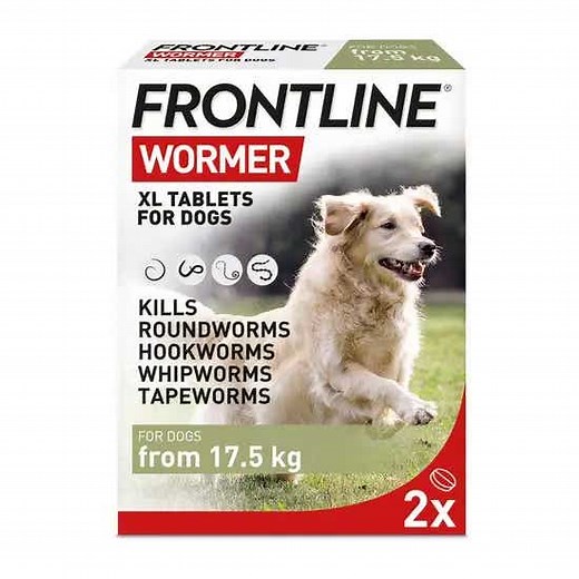 FRONTLINE WORMER XL Flavoured Tablets for Dogs >17.5kg | Fast Delivery