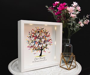 Personalised Family Tree Frame - Mothers Day, Family Tree Print, Gift for Mum, Gift for Her, Grandparents Gift, Christmas Frame, New Home - Etsy UK