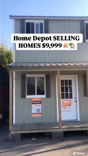 Home Depot Just Delivered a $9,999 Two-Story Home to My Driveway… Unreal! 🤯🏡