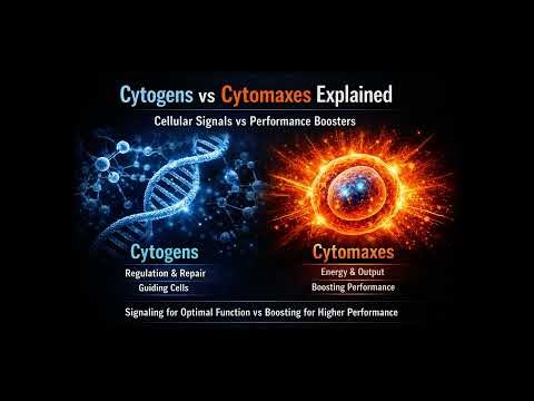 Cytogens vs Cytomaxes Explained: Cellular Signals vs Performance Boosters