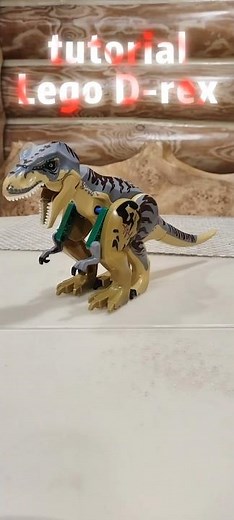 TUTORIAL Lego D-rex #lego #dinosaur