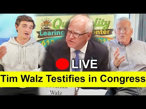 LIVE Tim Walz Testifies in Front Of Congress About Fraud Scandal