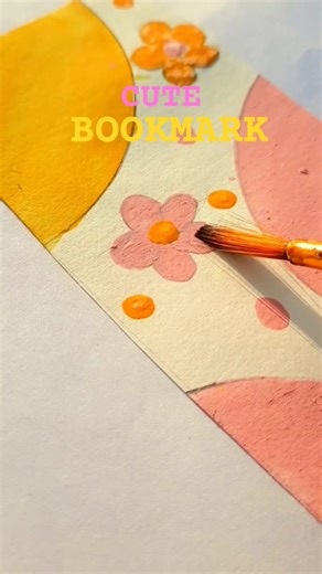 Easy and simple bookmark drawing || Cute bookmark design #drawing #trending #art #painting #artwork