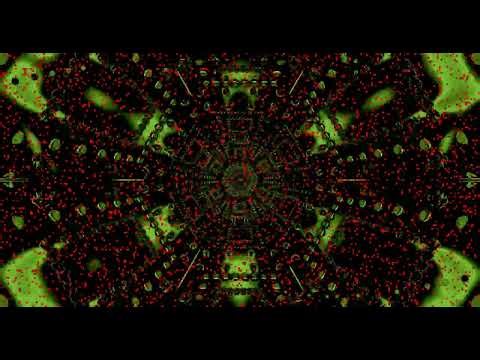 10 hours Neon Tunnel Red Green Spider Web Screensaver 4k UHD 60fps VJ Loop