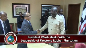 6.3K views · 316 reactions | President Weah Meets with the Leadership of Firestone Rubber Plantation. | Executive Mansion-Liberia | Facebook