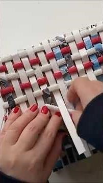 🌿 Turning Old Cardboard Boxes Into a Beautiful Woven Storage Basket