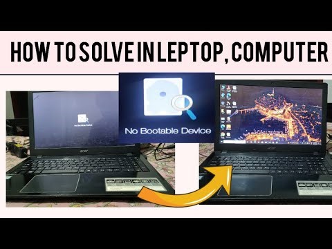 How to Solve Error No Bootable Device In Leptop & Computer 💻 Tech Video #leptop