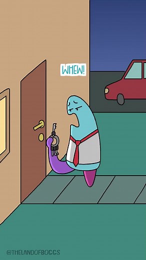 136K views · 2.4K reactions | Future me will figure this out 辰 #boggs #animation #futureme | Donna Heng | Facebook