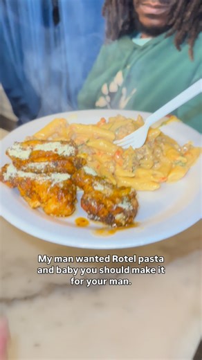 Dr. Jai Johnson on Instagram: "Rotel Pasta for the win today, comment “RECIPE” for the full recipe Rotel Dip Pasta 1 lb Penne Pasta 1.5 lb ground Italian sausage 1 can Rotel tomatoes 1 cup Parmesan cheese 8oz Velveeta Cheese Cilantro to garnish 3/4 Pint of Heavy Whipping Cream Brown Italian sausage. Add veggies and tomatoes (season and stir). Add in cheese and heavy whipping cream and let simmer. Add in pasta and let simmer 2 minutes. Top with cilantro. #pasta #food #dinner #pastarecipes #recipe