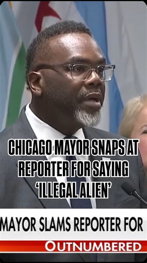 Chicago’s democratic mayor snaps at reporter for using the phrase ‘illegal alien’: Mayor Brandon Johnson: “We don’t have illegal aliens… Let’s just get the language right. We are talking about undocumented individuals that are human beings. The last thing that I’m going to do is accept the type of racist, nasty language to describe human beings.” | Outnumbered Fox News