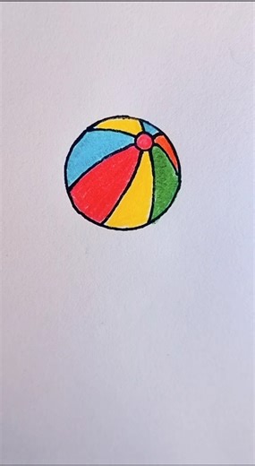 how to draw a ball