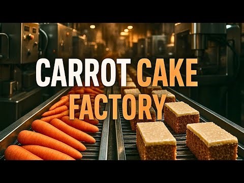 “From Farm to Factory: The Complete Carrot Cake Production Process”