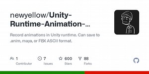 [FREE] Unity Runtime Animation Recorder & Animation to Maya