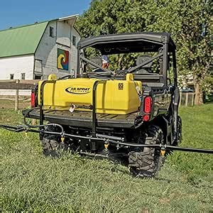 65-Gallon UTV Sprayer Kit with 7-Nozzle Boom – 4.0 GPM 12V Pump, 140” Spray Width, 25-ft Hose, Adjustable Handgun – Ideal for Pasture, Crops, Food Plots & Large-Area Spraying