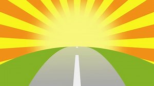 Animated Road On Sunset Space Your Stock Footage Video (100% Royalty-free) 18218770 | Shutterstock