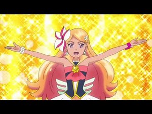 [1080p] Precure Kururin Mirror Change! (Cure Sunset & Cure Wave Transformation)
