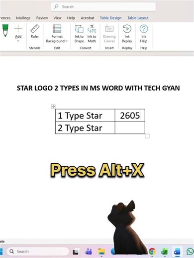 MS Word Magic: Create Stars in Seconds! 🌟