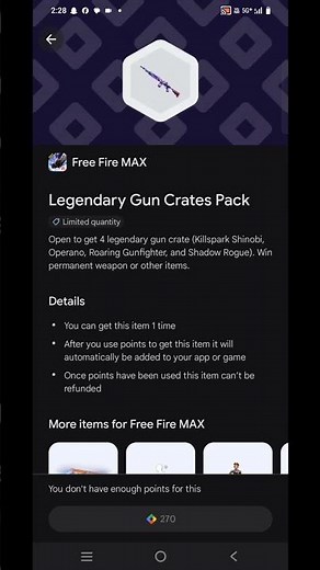 free fire new offer Google Play Store
