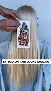 33K views · 48 reactions | Tattoo on hair looks amazing | Juliette Electrique | Facebook