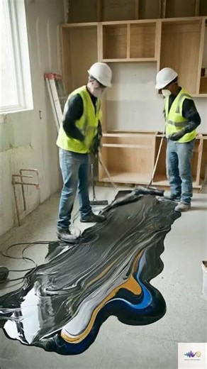INSANE Kitchen Makeover with Metallic Epoxy Floor (Before and After)