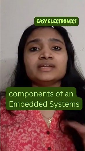 Components of Embedded System| Interview Preparation #embeddedsystems