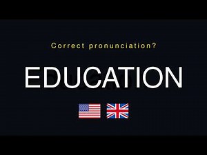 How to Pronounce Education | Education Correct Pronunciation
