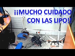 Explosión batería Lipo Zippy 5000mAh en carga a 2,5 A