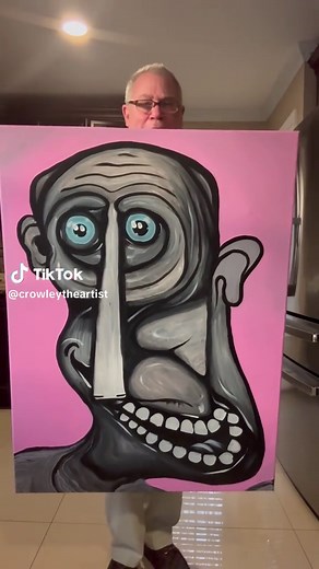 Distorted Face Art by John Crowley: A New Masterpiece