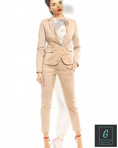 Elegant Women Cropped Pants – High-Waist Zipper Front