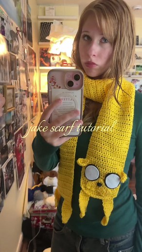 Jake Scarf Crochet Tutorial for Fans of Adventure Time