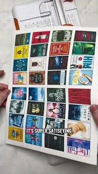 How to make book stickers for your reading journal 📖 #readingjournal #bookjournal