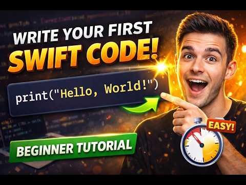 Write Your First Swift Code in 10 Seconds 🚀