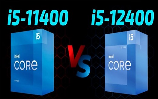 i5-11400F vs i5-12400F CPU对比（1080P、1440P分辨率测试，显卡为RTX 3090） 4K视频