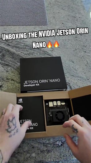 Unboxing the NVIDIA Jetson Orin Nano Developer Kit. This compact beast delivers serious AI compute at the edge with up to 40 TOPS in a dev-friendly form factor. Perfect for #robotics, #computervision, #smartcameras, autonomous systems, and running real-time #AIlocally without relying on the cloud. #WebairAI