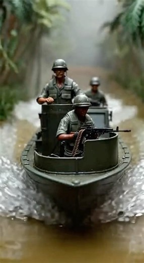 Miniatures — Vietnam War River Patrol | Cinematic PBR Boats Under Fire — 4K Ultra HD