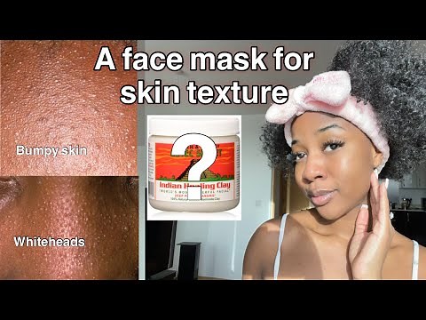 How to use Aztec healing clay to remove bumpy skin texture‼️