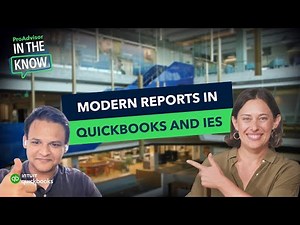 Functionality improvements to Modern Reports feature in QuickBooks and Intuit Enterprise Suite