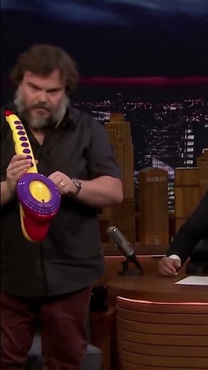 Jack Black Performs His Legendary Sax A Boom