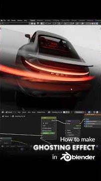 How to make Ghosting Effect using Blender Compositor. Full Node setup at the end. #blender