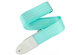 The Recycled Surf Green Seatbelt Guitar Strap