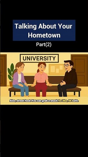 Talking About Your Hometown in English Part II | Real Conversation