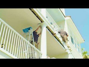 UpSide Deck Ceiling by Color Guard Railing - Gutter Install