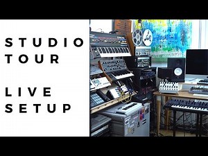 STUDIO TOUR (Analog Hardware Synthesizer & Ableton Live Setup) | Vlog #1