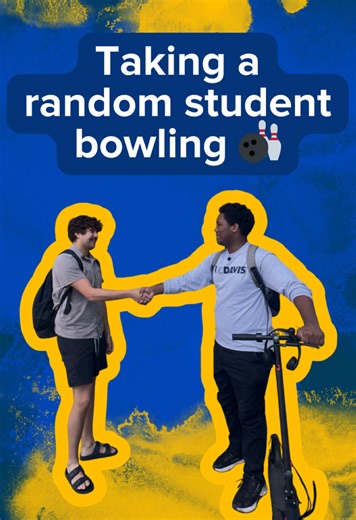 Surprising a Student with Bowling at UC Davis