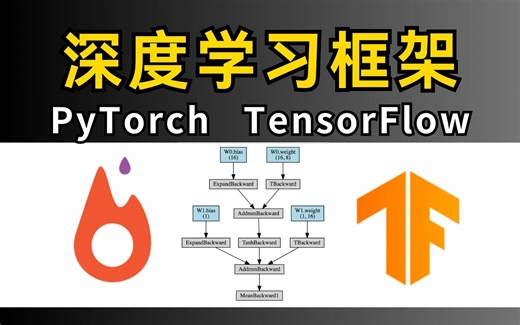 博导精讲深度学习框架：PyTorch与TensorFlow从入门到项目实战，手把手教学！