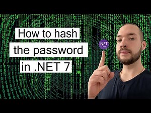 How to hash password in .NET