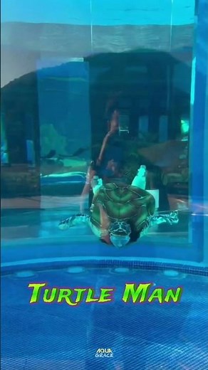 Turtle Man Unleashed! Watch This Breathtaking Moment! #fyp