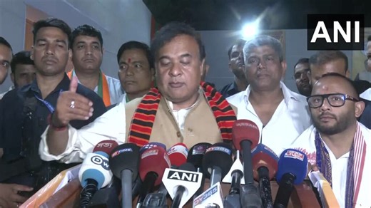#WATCH | Guwahati: On Congress leader Pawan Khera's allegations over CM Himanta Biswa Sarma's wife Riniki Sarma's nationality, multiple passports, and his election affidavit, Asaam CM Himanta Biswa Sarma says, "Today, Pawan Khera held a press conference in which he showed three passports from three different countries and said they belonged to my wife. He also said that there is a company in my son's name. They went upto Rs 52,000 crores, which is not even the budget of Assam. If a CM earns for 