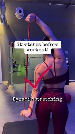 Dynamic or static stretching before workout? Dynamic stretches are stretches that move you through your full range of motion. You should do dynamic stretches before working out and static stretches after exercise. #fyp #fypシ #foryou #stretch #stretching #HowTo #gymtok #massagetherapists