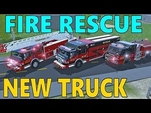 Farming Simulator 17 | Fire Rescue | Mower Fire | Excavator Fire | New Rescue Truck
